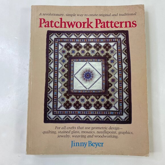 Vintage Patchwork Patterns Book By Quilting Genius Jinny Beyer Craft Guide - Picture 1 of 8